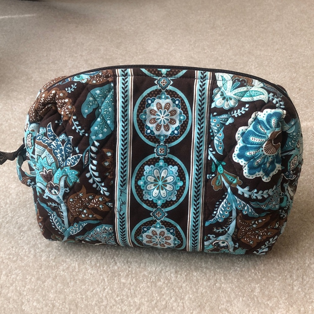 Vera Bradley Java Blue cosmetic case